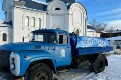 автоцистерна, храм пресс-служба администрации Улан-Удэ