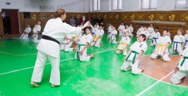 Мастер-класс по каратэ Анна Огородник, UlanMedia