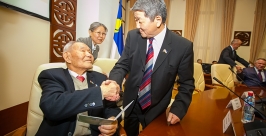 Торжественное празднование  90  Бутуханова  Анна Огородник,UlanMedia