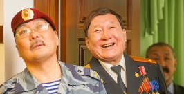 На торжественном собрании, посвященном 90-летию Николая Бутуханова Анна Огородник,UlanMedia