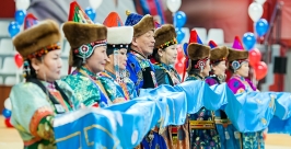 На празднике в ФСК Анна Огородник, UlanMedia