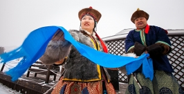 Гостей встречают хадаком Анна Огородник, UlanMedia
