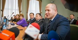 Федор Емельяненко на встреч в мэрии Улан-Удэ Анна Огородник, UlanMedia
