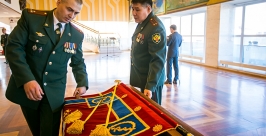 Церемония вручения знамени Управлению ФСКН  Анна Огородник, UlanMedia