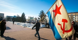 Жители Улан-Удэ вышли на митинг в поддержку Крыма Анна Огородник, UlanMedia