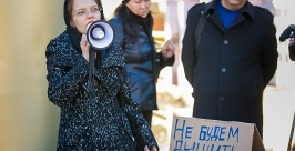 Митинг протеста Анна Огородник, UlanMedia