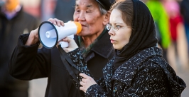 Митинг протеста Анна Огородник, UlanMedia
