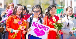 В Улан-Удэ в честь Всемирного дня здоровья прошел флешмоб Анна Огородник, UlanMedia