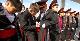 Презентация публичного отчета кадетской школы-интерната Анна Огородник, UlanMedia