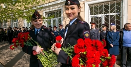 Митинг МВД, посвященный 69 годовщине Победы  Анна Огородник, UlanMedia