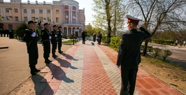 Мтинг МВД посвященный 69 годоыщине Победы  Анна Огородник, UlanMedia