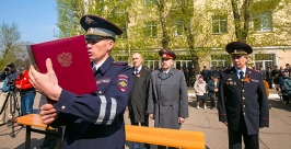Присяга молодых стражей правопорядка Анна Огородник, UlanMedia