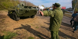 В сквере Кирова военные разместили технику Анна Огородник, UlanMedia
