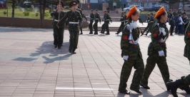  Школьники Улан-Удэ приняли участие военно-спортивной игре &quotПобеда&quot Екатерина Демина ИА UlanMedia