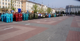  Школьники Улан-Удэ приняли участие военно-спортивной игре &quotПобеда&quot Екатерина Демина ИА UlanMedia