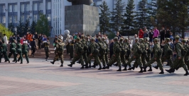  Школьники Улан-Удэ приняли участие военно-спортивной игре &quotПобеда&quot Екатерина Демина ИА UlanMedia