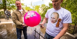 Весело и непринужденно прошла акция &quotЭх, дороги&quot у парадного входа Упрдора в Улан-Удэ Анна Огородник, UlanMedia