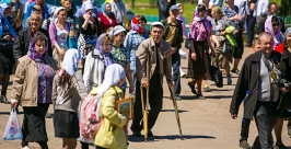 Крестный ход к месту чудотворного явления иконы Иоанна Предтечи Анна Огородник, UlanMedia