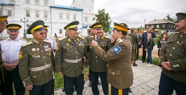 Забайкальским казакам торжественно вручили знамя в Улан-Удэ Анна Огородник, UlanMedia