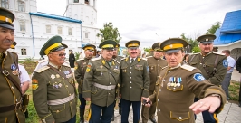 Забайкальским казакам торжественно вручили знамя в Улан-Удэ Анна Огородник, UlanMedia