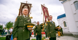 Забайкальским казакам торжественно вручили знамя в Улан-Удэ Анна Огородник, UlanMedia