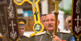 Забайкальским казакам торжественно вручили знамя в Улан-Удэ Анна Огородник, UlanMedia
