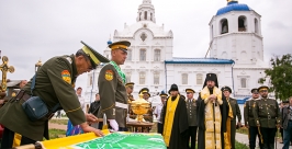 Забайкальским казакам торжественно вручили знамя в Улан-Удэ Анна Огородник, UlanMedia