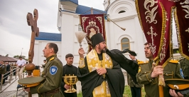 Забайкальским казакам торжественно вручили знамя в Улан-Удэ Анна Огородник, UlanMedia