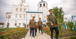 Забайкальским казакам торжественно вручили знамя в Улан-Удэ Анна Огородник, UlanMedia