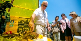 Министра сельского хозяйства РФ Николая Федорова Бурятия встречала хлебами и разносолами Анна Огородник, UlanMedia
