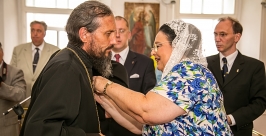 Государыня Великая Княгиня Мария Владимировна с визитом в Одигитриевском соборе Анна Огородник, UlanMedia
