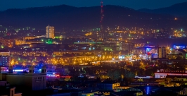 Но и без суперлуны Улан-Удэ очень красив августовской ночью Анна Огородник, UlanMedia