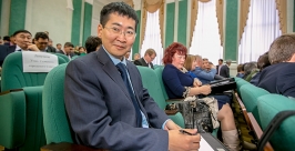 Новоиспеченный депутат горсовета V созыва Улан-Удэ Николай Будуев  Анна Огородник, UlanMedia