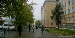 Первым снегом накрыло столицу Бурятии Елена Медведева