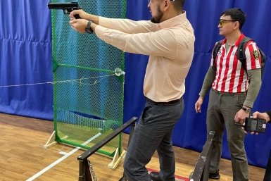 Министр спорта Бурятии взял в руки пистолет министерство спорта Бурятии
