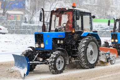 С начала зимы из столицы Бурятии вывезли более 100 тыс. кубометров снега