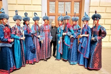 Игорь Сарапулов представил бурятскую культуру на выставке полпредство Бурятии в Москве