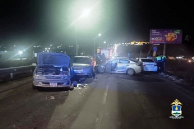 Массовое ДТП с четырьмя авто произошло в Улан-Удэ ГИБДД по Бурятии