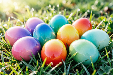 Капуста, чай и пряности: как покрасить яйца к Пасхе 2026 - пять трендов Создано с помощью ИИ