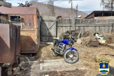 В Бурятии 15-летний пьяный подросток угнал мотоцикл из чужого гаража МВД по Бурятии