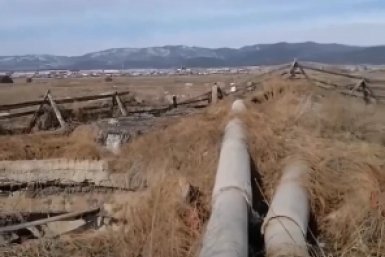 Старые очистные в селе под Улан-Удэ превратились в гигантскую свалку