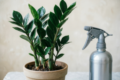 2 таблетки в пульверизатор – и пшикаю на замиокулькас: стрелки прут наперегонки – подкормка для роста