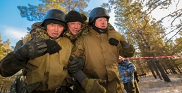 В стрельбе и прохождении препятствий соревновались бойцы спецназа "Байкал" в Бурятии Анна Огородник, UlanMedia
