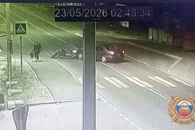 17-летний байкер попал в больницу после столкновения с автомобилем в Приангарье
