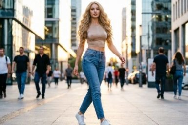 Китайское упражнение у стены: всего 1 минута — и живот становится площе, а талия тоньше