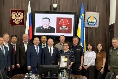 Пограничнику из Бурятии Андрею Злыгостеву посмертно вручили орден Мужества