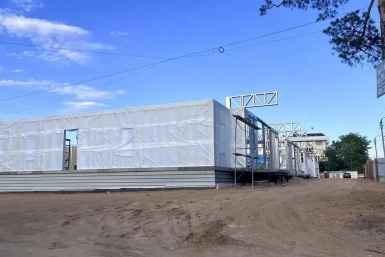 В Улан-Удэ смонтировали каркас нового филиала поликлиники № 3