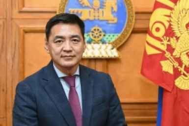 Министр культуры, спорта, туризма и по делам молодёжи Монголии Жуковын Алдаржавхлан пресс-служба правительства Монголии