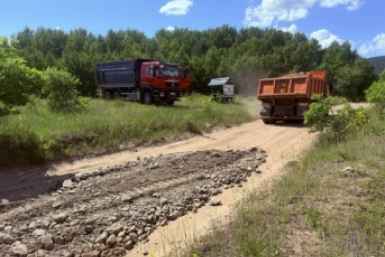 Дорогу к аршану Халюта в Бурятии привели в порядок