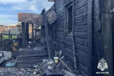 Труп женщины нашли при тушении пожара в Улан-Удэ